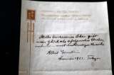 Nota de Albert Einstein con teoría de la felicidad, subastada en US$ 1,56 millones