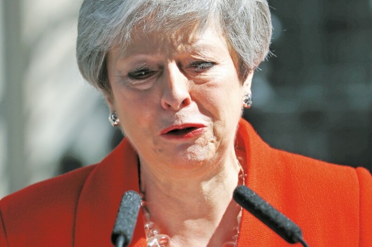 El triste final de Theresa May en el Reino Unido
