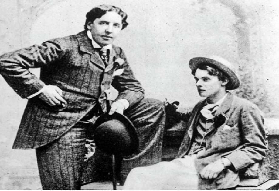 Retrato de Óscar Wilde y Alfred Douglas “Bosie”. / Dominio público