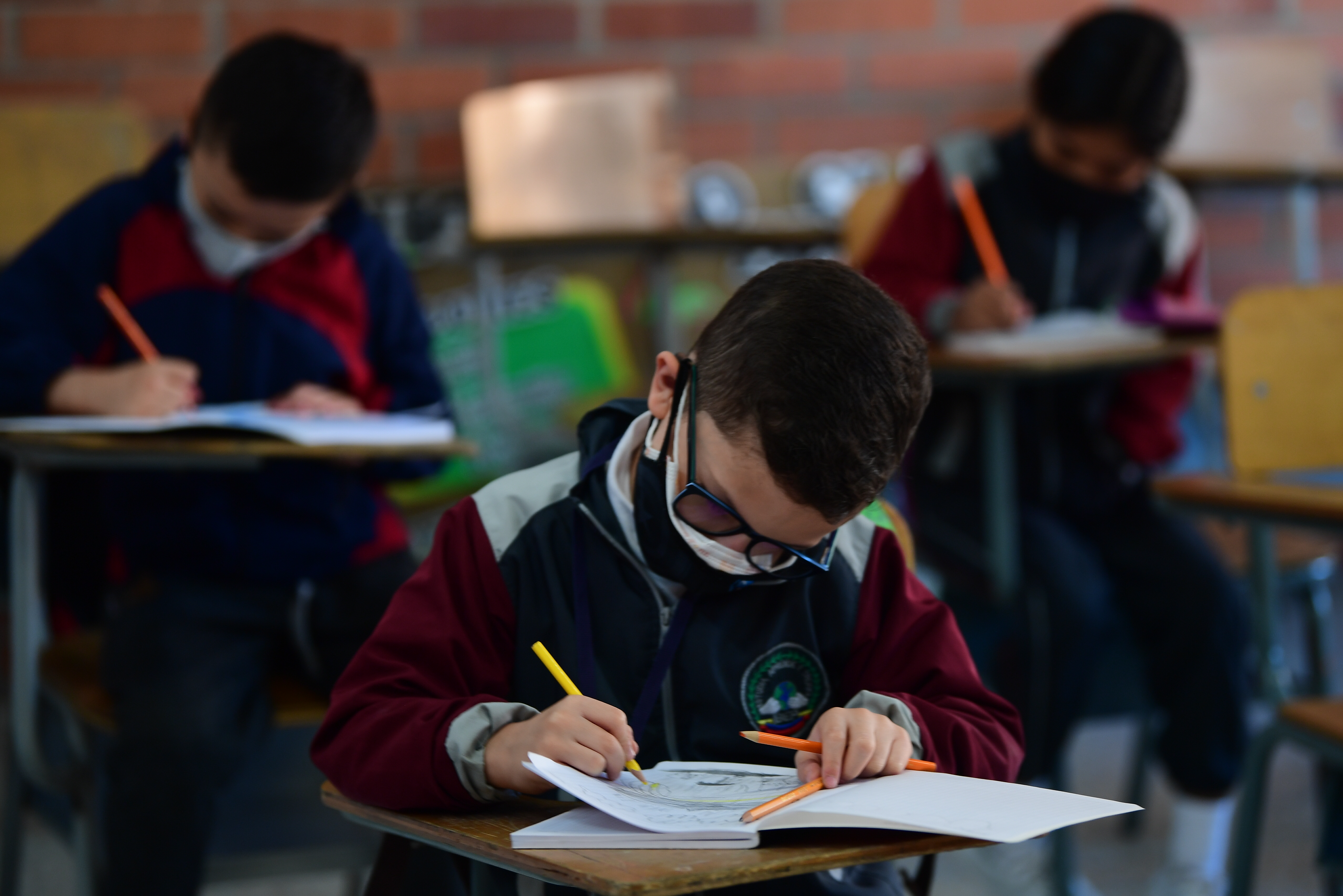 Regreso a clases en los colegios de públicos de Bogotá durante la pandemia del Covid-19 que contó con la asistencia de la alcaldesa Claudia López