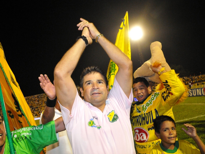 Berrío llegó al Huila a la final en el segundo semestre de 2009, en la que perdió con Medellín. / Cortesía Diario del Huila