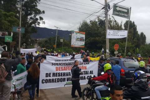 “Es competencia del Distrito definir viabilidad de ampliar vía Suba-Cota”: CAR