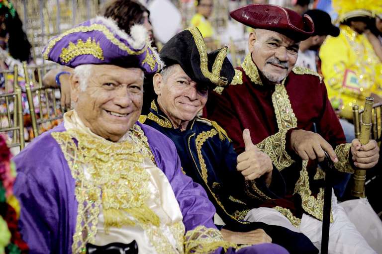 Los actores festivos de la fiesta, Comodoro, el almirante Jose Prudencio Padilla y el gran marino, Blas de Lezo.