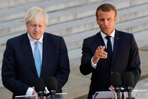 Los primeros tropiezos de Boris Johnson con Alemania y Francia por el Brexit