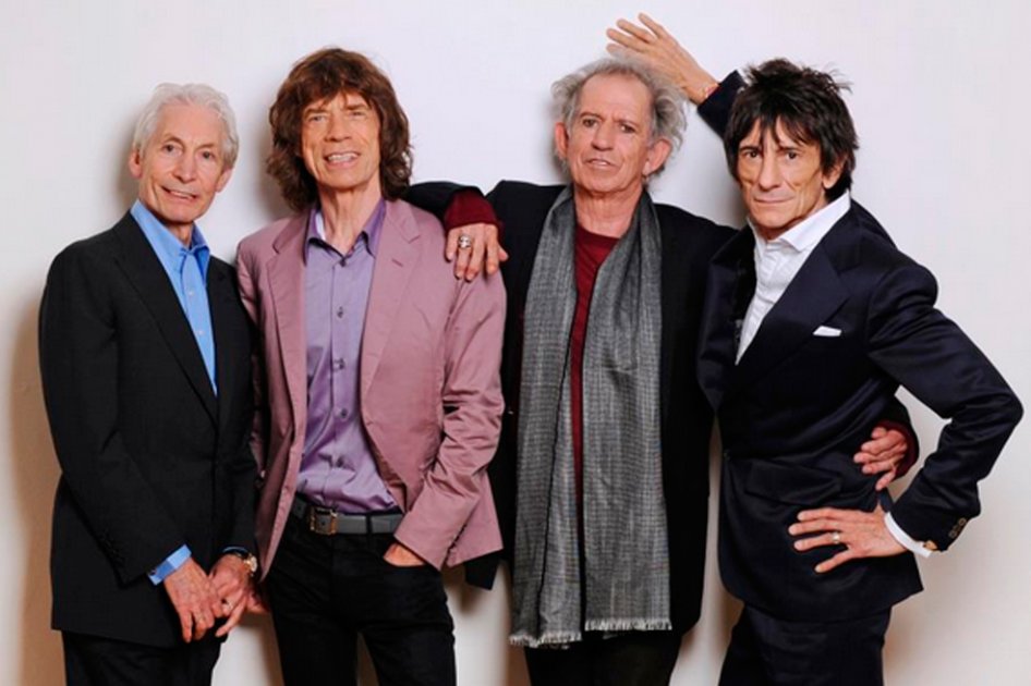 Los Rolling Stones en Somerset House, el 12 de julio de 2012.