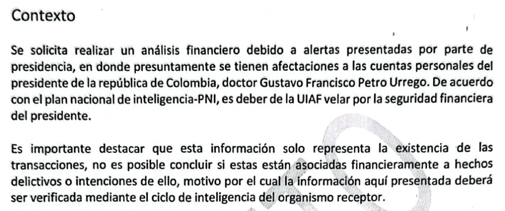 Informe UIAF
