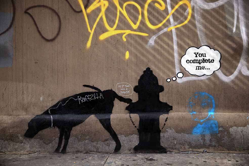 Una de sus obras en Nueva York. /AFP