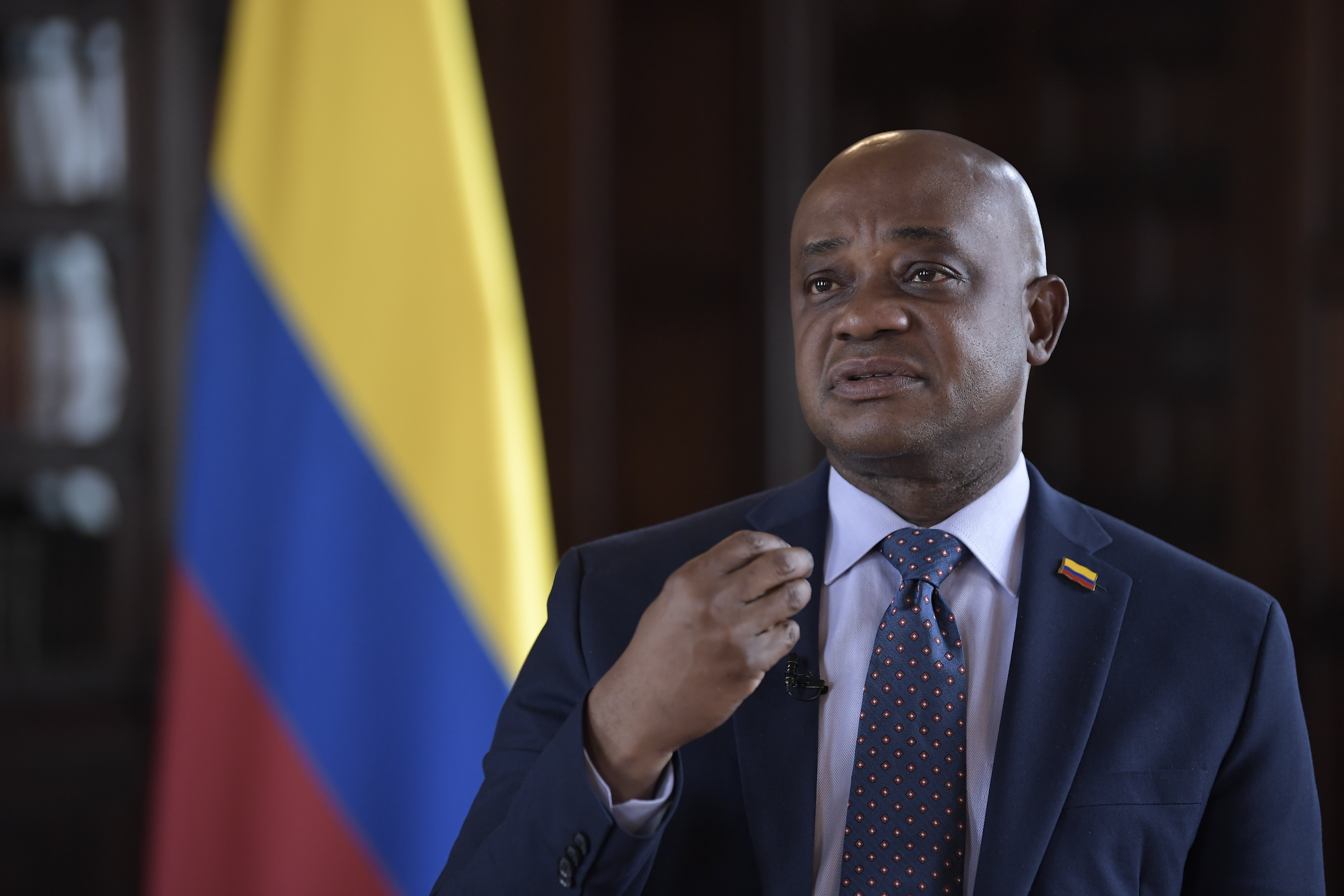 Canciller de Colombia, ministro de Relaciones Exteriores, en entrevista.