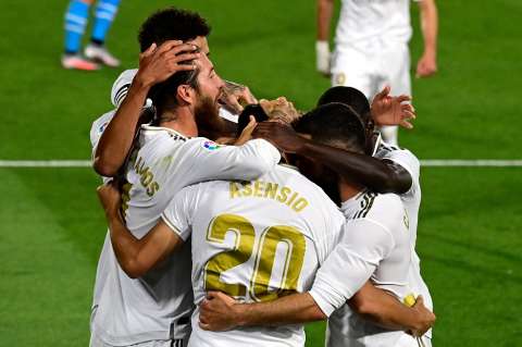 Otra vez sin James, el Real Madrid venció al Valencia