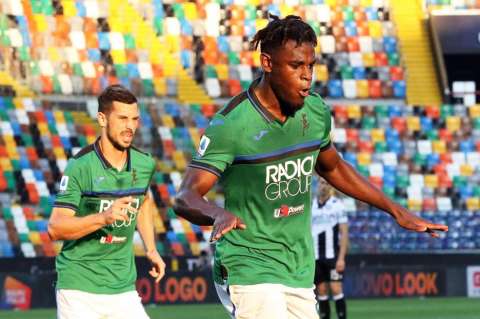 Un doblete de Luis Muriel y un gol de Duván Zapata le dan la victoria al Atalanta frente al Udinese