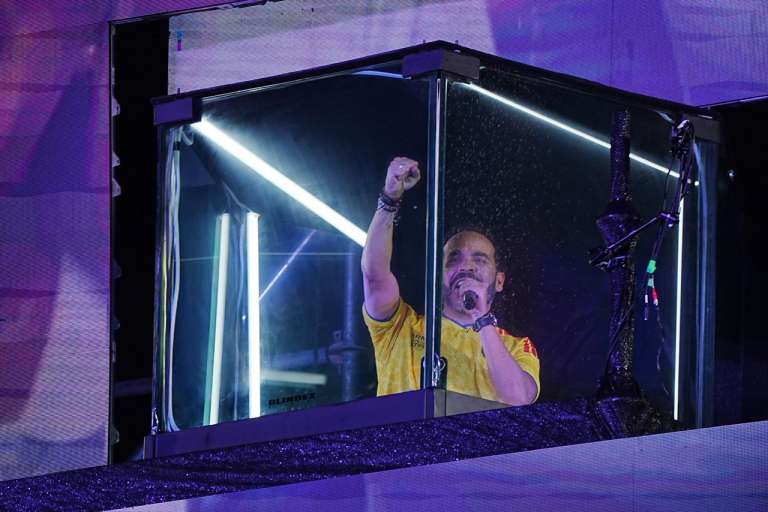 Abelardo de la Espriella recibió los resultados en Barranquilla.