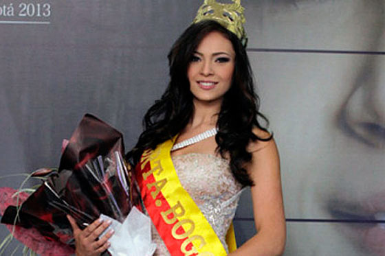 Jennifer Uscátegui, la nueva soberana de la belleza de Bogotá.