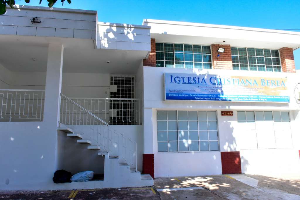 Esta es la sede principal de la Iglesia Cristiana Berea en Barranquilla.