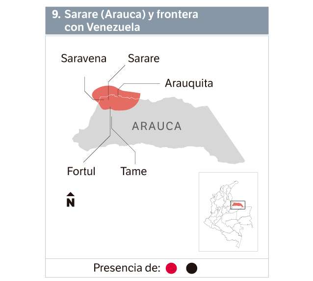 Datos entregados por el Observatorio de DD.HH. y conflictividades de Indepaz.