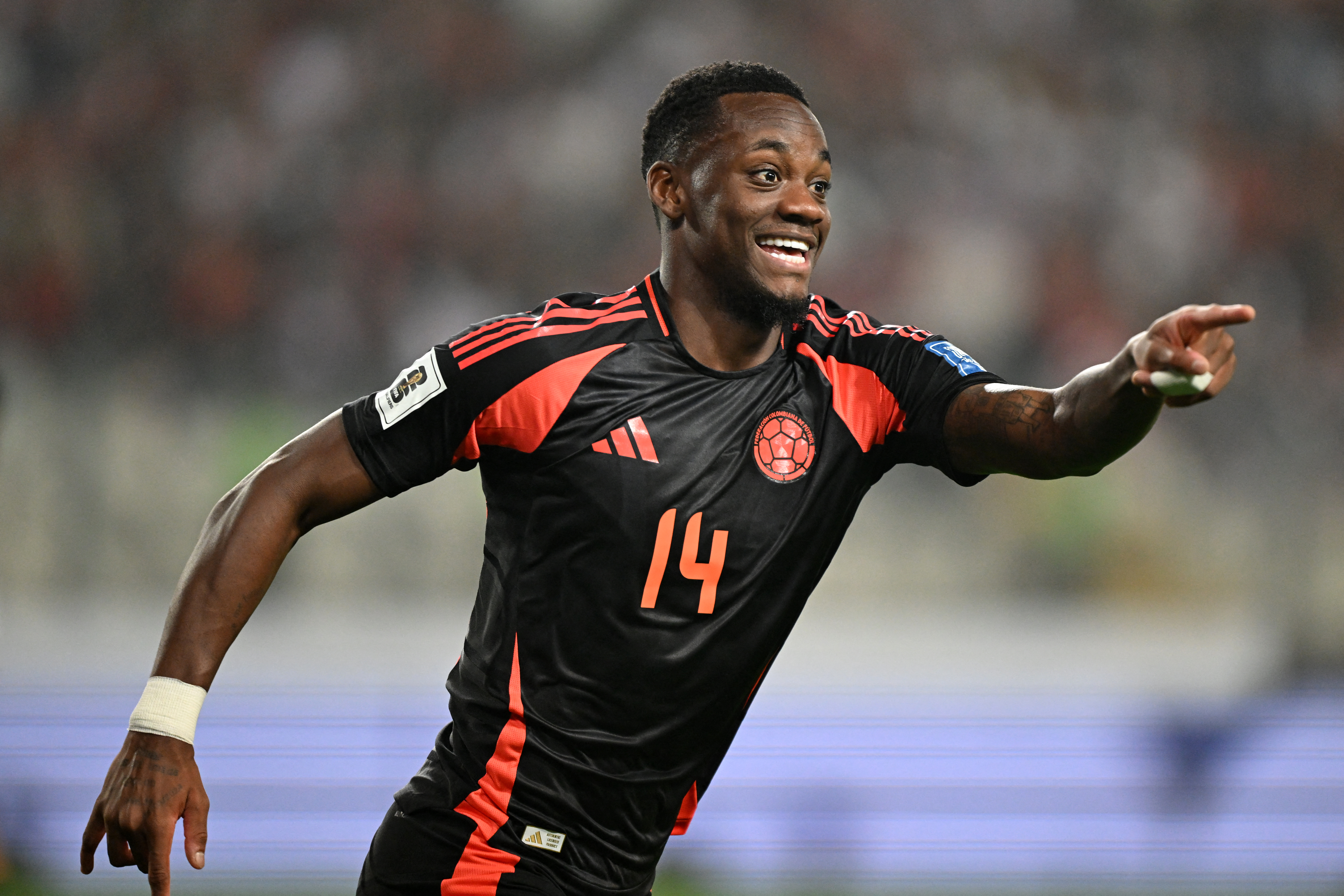 Jhon Jáder Durán dio una asistencia en el Colombia vs. Perú (1-1) de la semana pasada.