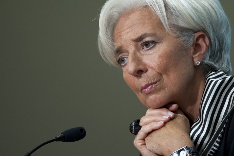 Christine Lagarde, directora gerente del Fondo Monetario Internacional. / AFP