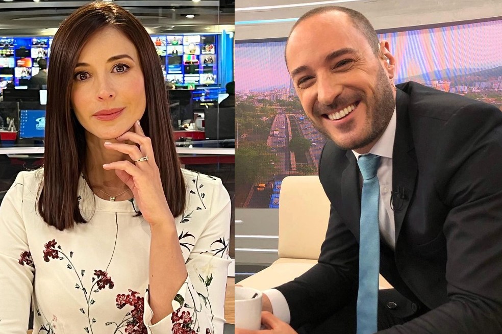 Los presentadores de la primera emisión de Noticias Caracol tienen un gran “filling” en el set. ¿Así también es detrás de cámaras? Descúbrelo aquí.