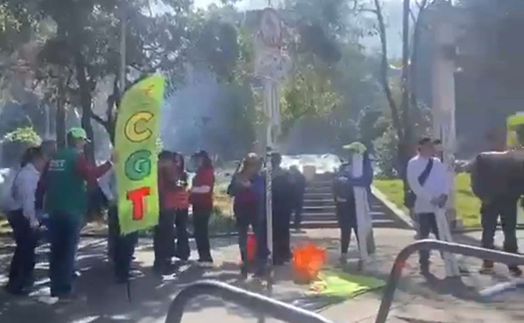 Centrales obreras comienzan a llegar al Parque Nacional.