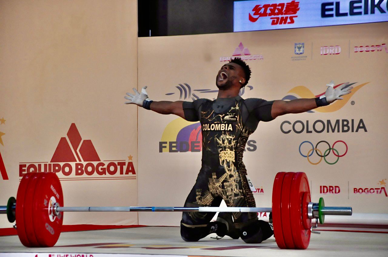 Francisco Mosquera, pesista colombiano. //Fedecolpesas