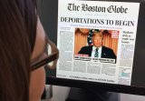The Boston Globe pide "detener a Trump" con falsa portada