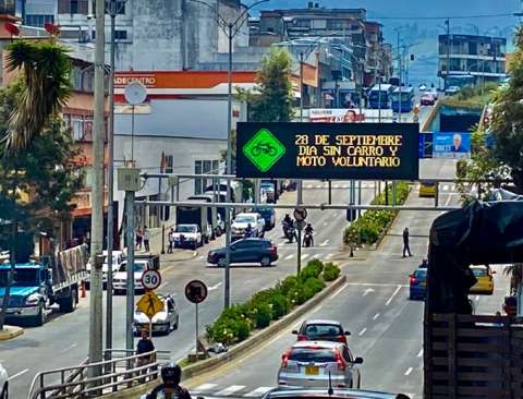 Así será el Día sin carro y sin moto voluntario en Manizales