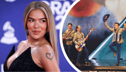 Karol G conoció a Los Tigres del Norte en los Latin Grammy, les pidió foto y contó anécdota