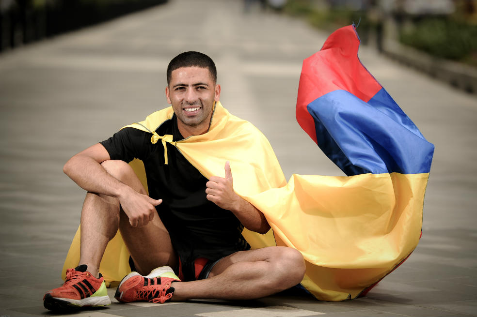 Elkin Serna, con limitación visual, ya ganó una medalla en Pekín 2008. Ahora va por más.  / Gabriel Aponte