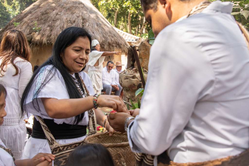La magistrada izquierdo en territorio indígena.