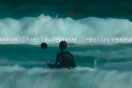 Hugh Jackman en la playa Bondi Beach.