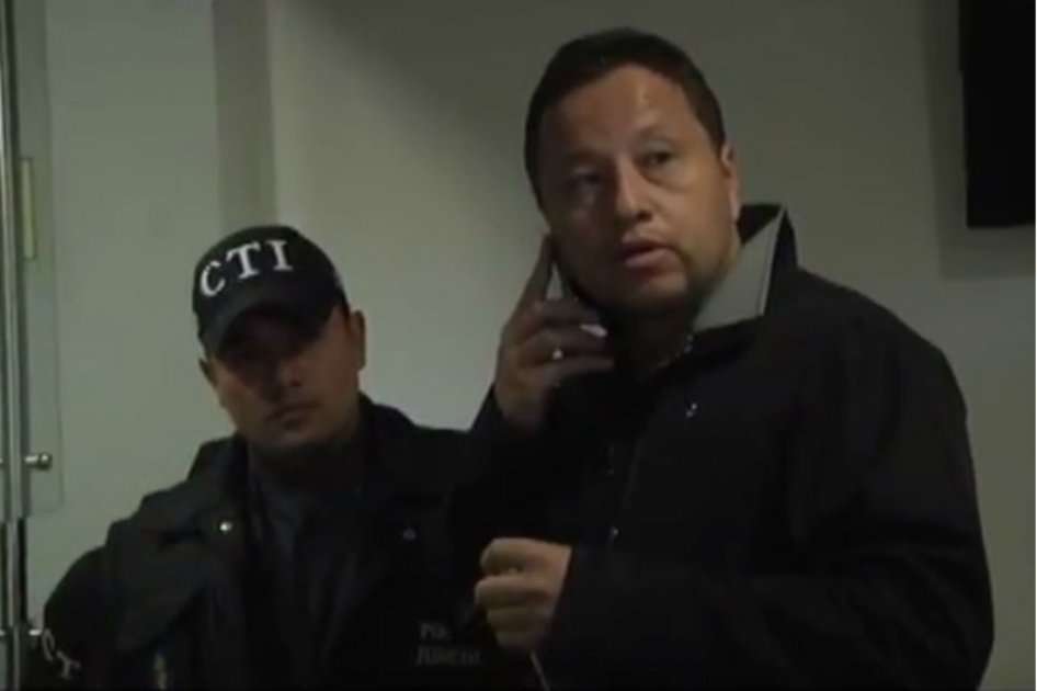 La captura de César Fernando Mondragón, uno de los directivos, se dio cuando éste llegaba de Estados Unidos. / Foto: Cortesía Fiscalía