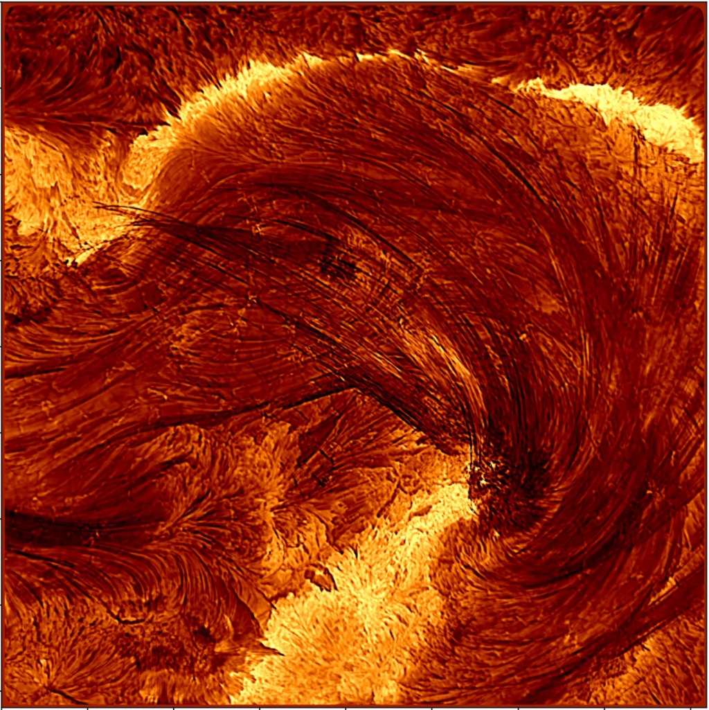 Esta la imagen más detallada tomada hasta ahora de una erupción solar.
