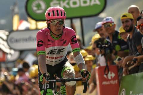 "No nos rendiremos": Rigoberto Urán, tras perder tiempo en la décima etapa del Tour