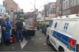 Explosión de cilindro de gas en Bogotá deja cinco heridos
