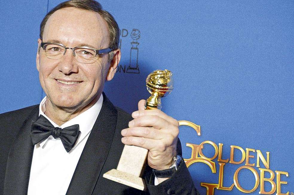 Kevin Spacey durante la entrega de los Globos de Oro, el 11 de enero en Beverly Hills, California. / EFE