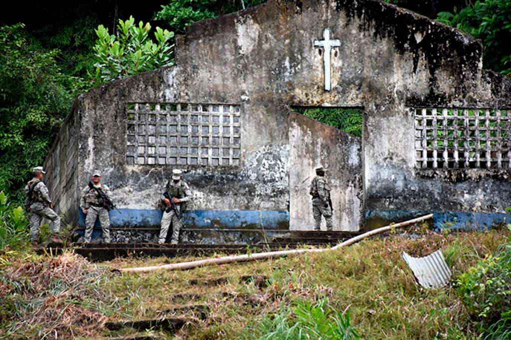 Comunidad de Codicia, desplazada por el conflicto armado.