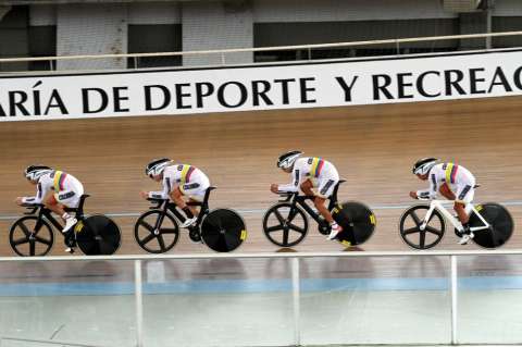 Colombia, en la final de 400 metros persecución por equipos de mundial de pista