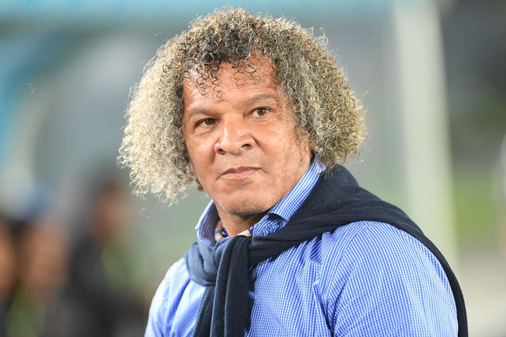 Técnico del Tolima, en el partido ante Santa Fe por los cuartos de final de la Liga Águila II 2018.