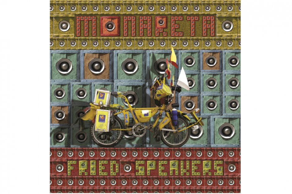 Carátula disco Fried Speakers (2012), Diseño de Samuel Córdoba. / Archivo Privado Monareta.