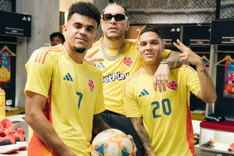 Luis Díaz, Ryan Castro y Juan Fernando Quintero, los intérpretes del tema.