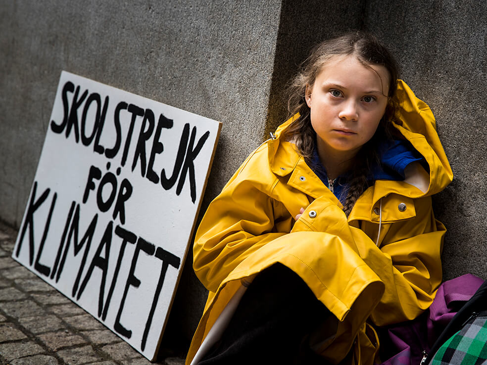 Thunberg propone subir fotos todos los viernes con la etiqueta #ClimateStrikeOnline / Getty Images