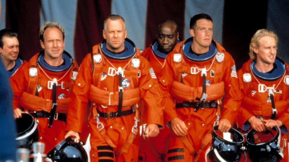 Fotograma de la película Armageddon, de 1998.