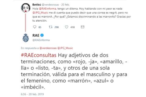 "Imbécil": la respuesta de la RAE a un usuario que se vuelve viral