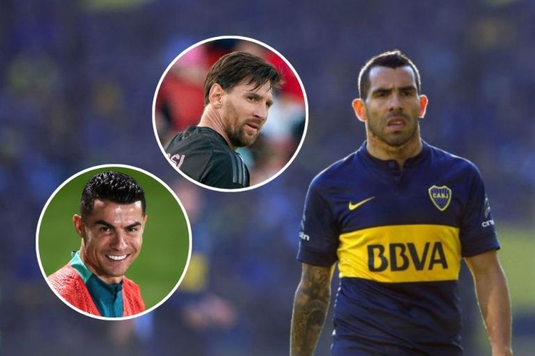 El plan de Carlos Tévez para juntar a Lionel Messi y Cristiano Ronaldo