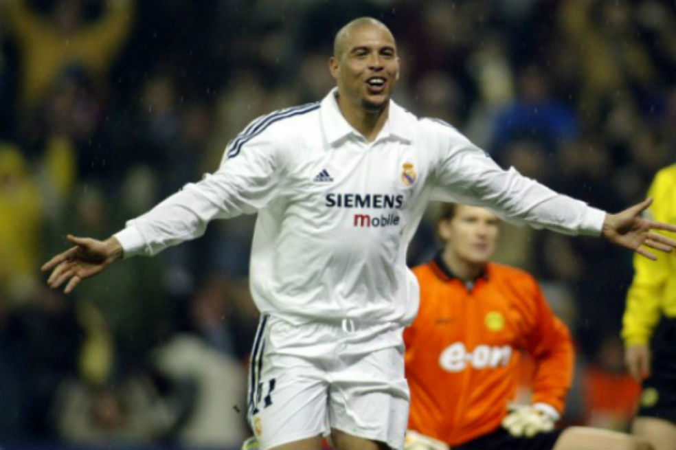 Ronaldo jugó en el Real Madrid entre 2002 y 2007