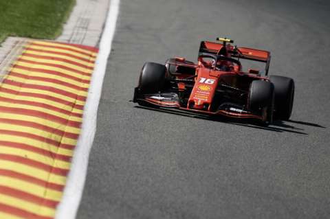 Los Ferrari dominaron los primeros ensayos libres del GP de Bélgica