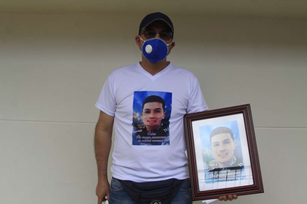 Jesús Quintero, padre de Sebastián Quintero, uno de los ocho jóvenes masacrados en Samaniego.