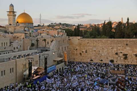 Así fue el Baile de las Banderas en Jerusalén