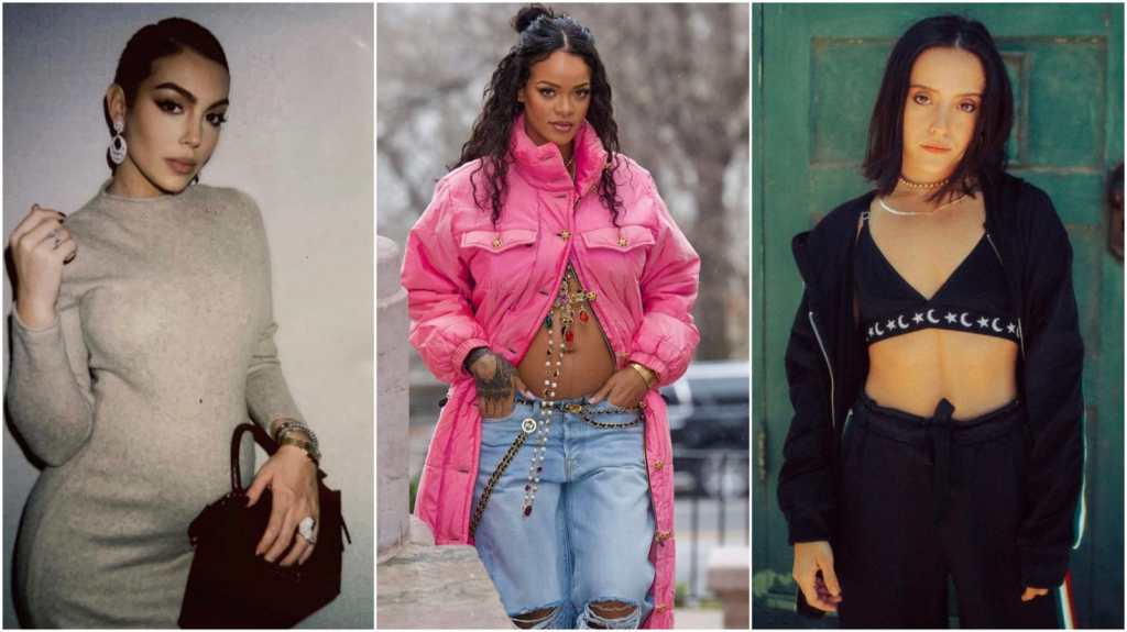 Georgina Rodríguez, Rihanna y Evaluna se convertirán en mamás en este 2022.