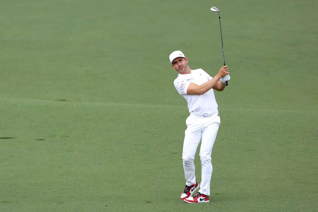Camilo Villegas, en el Masters de Augusta 2024.