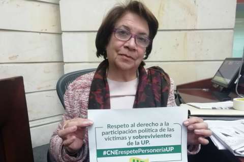 Unión Patriótica denuncia que CNE le quiere quitar su personería jurídica